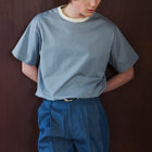 two tone crew neck t-shirt / regular
