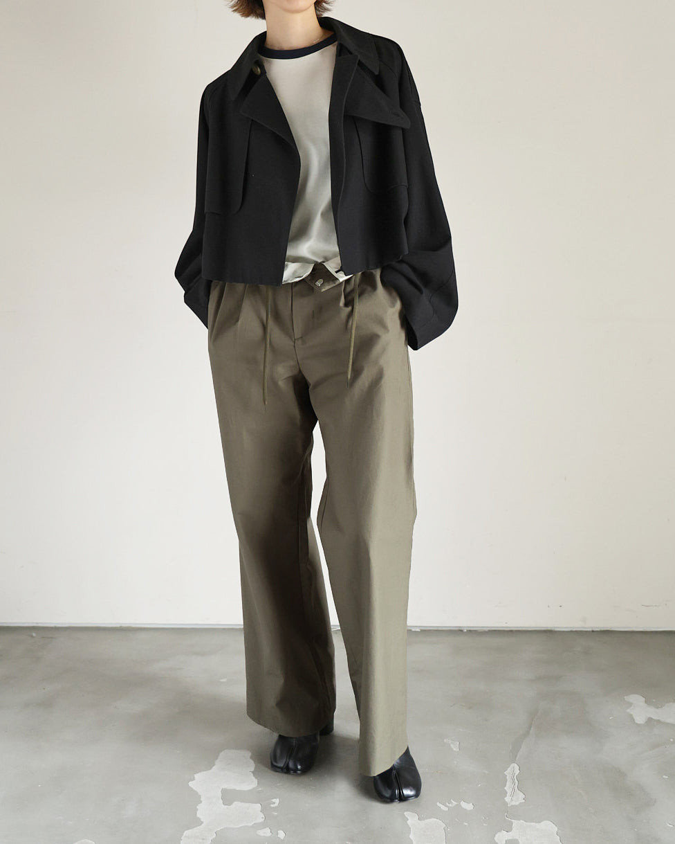 high twist cotton short jacket