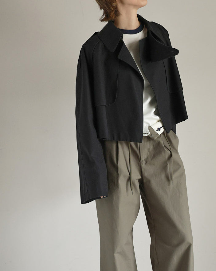 high twist cotton short jacket