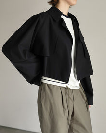 high twist cotton short jacket