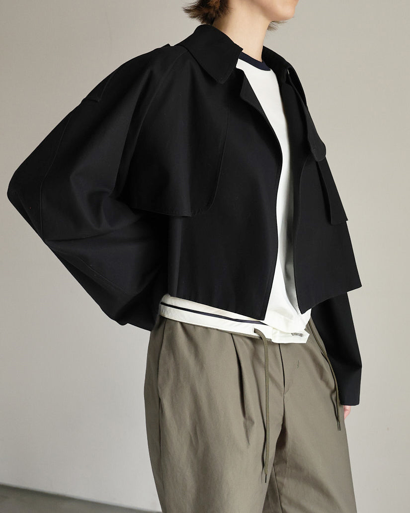 high twist cotton short jacket