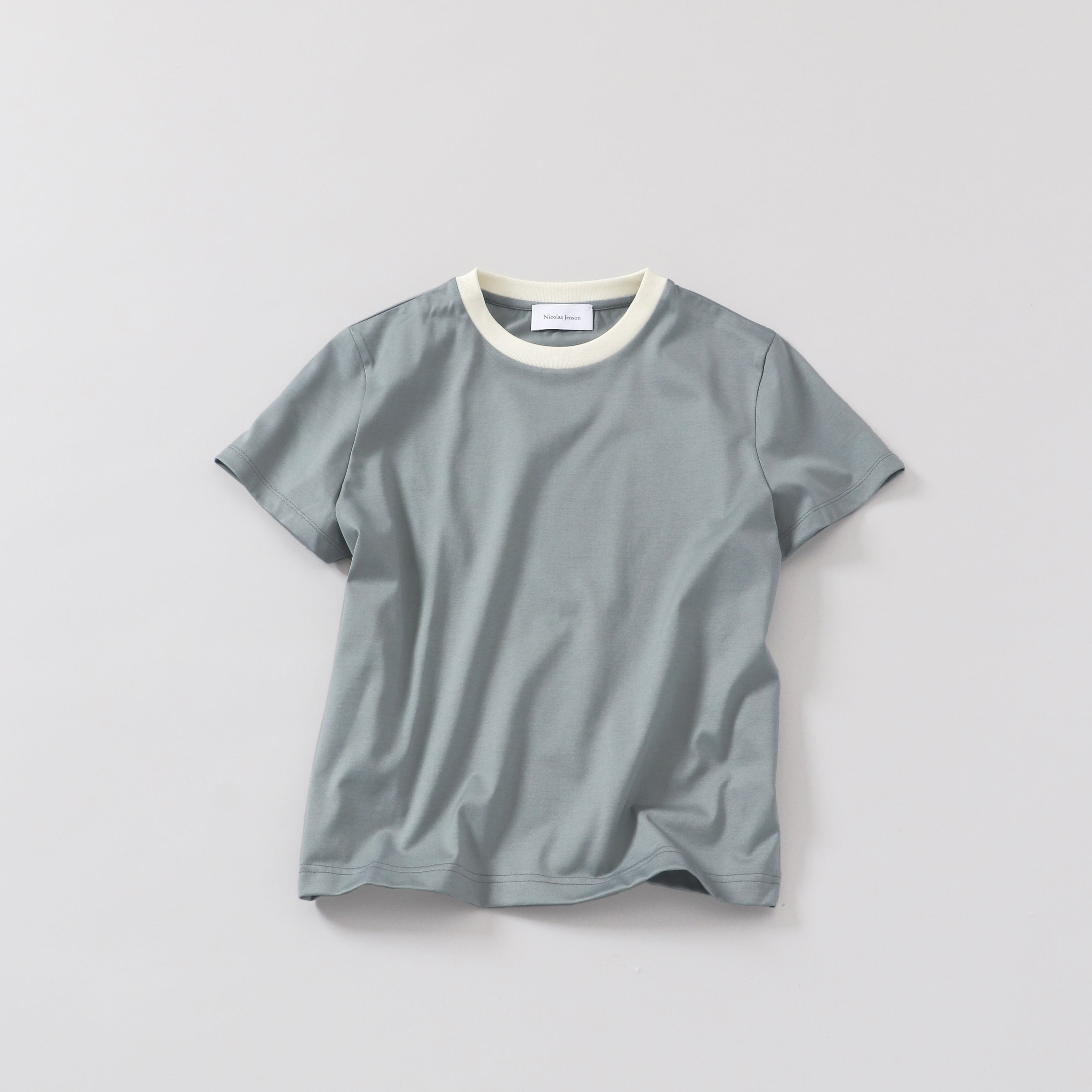 two tone crew neck t-shirt / regular