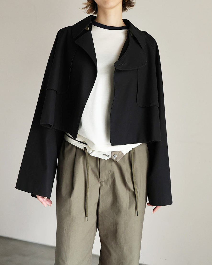 high twist cotton short jacket