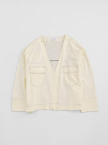 《予約4月中旬お届け》color scheme stitch jacket