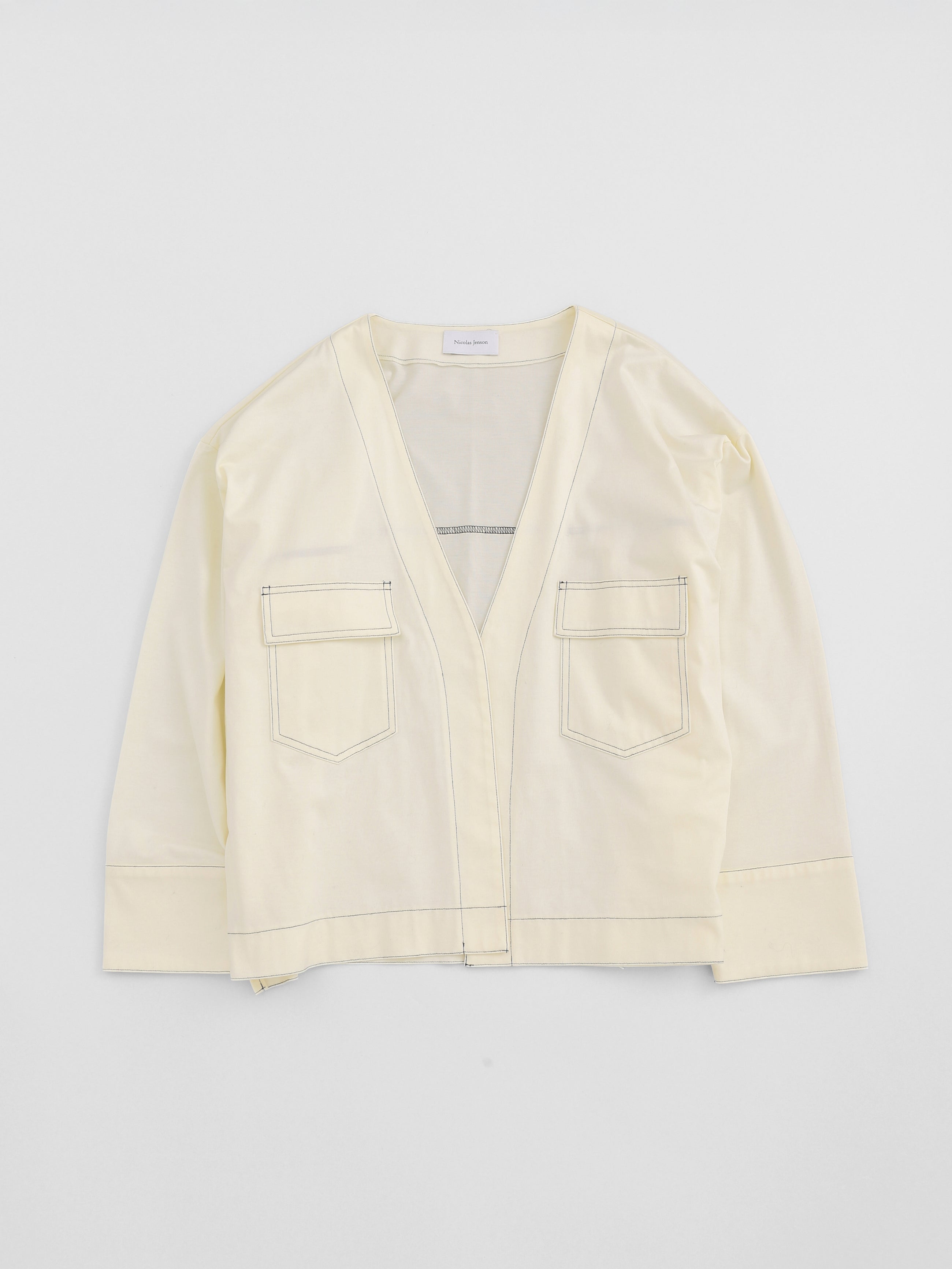 《予約4月中旬お届け》color scheme stitch jacket