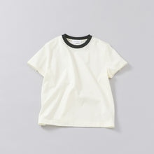 two tone crew neck t-shirt / regular