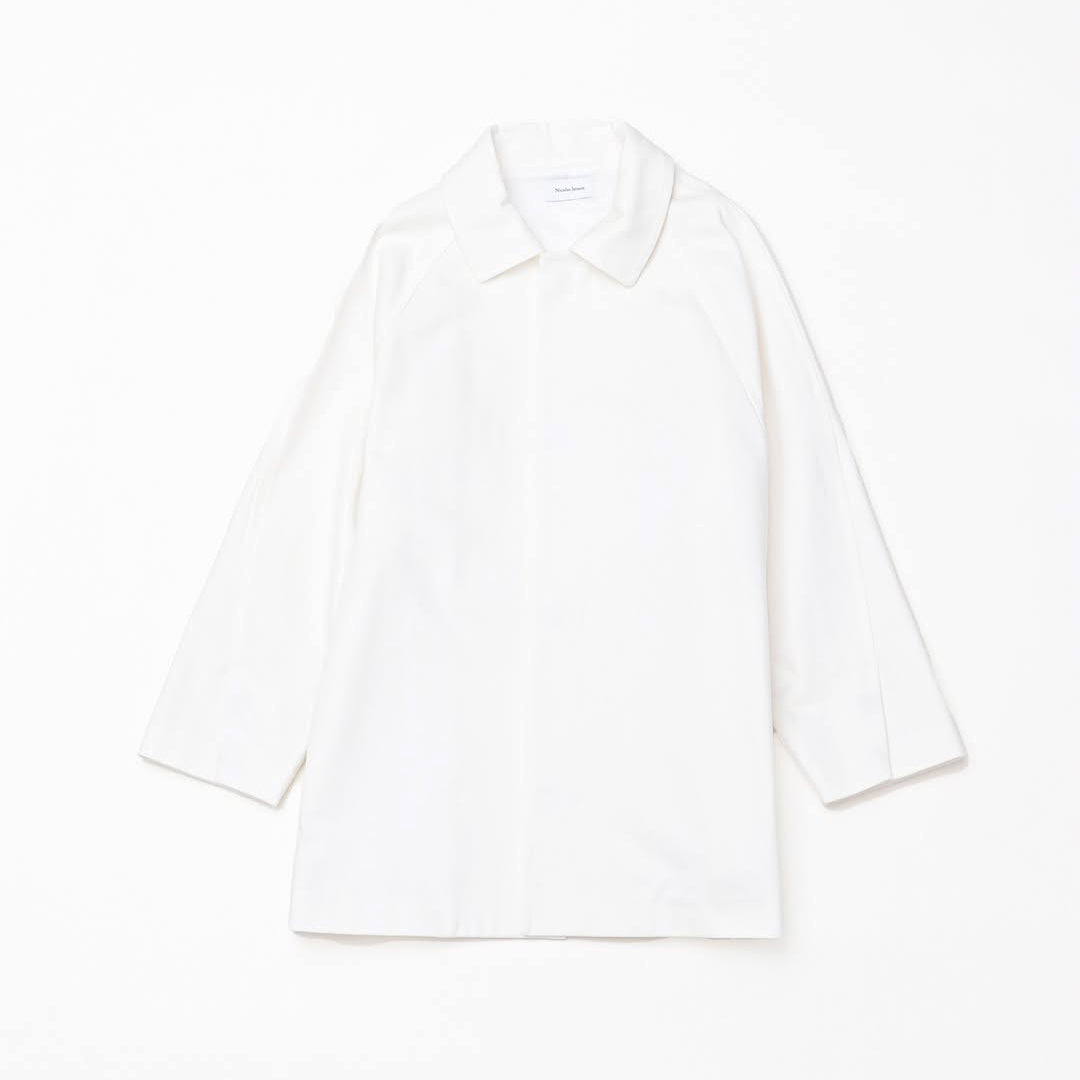 denim raglan car coat