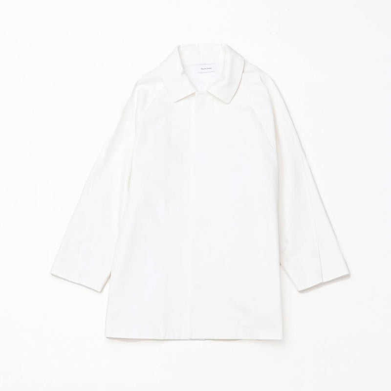 denim raglan car coat
