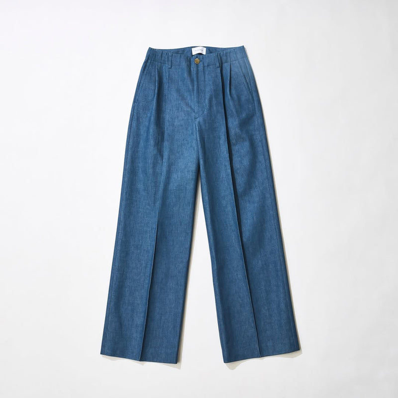 [tuning] denim wide slacks