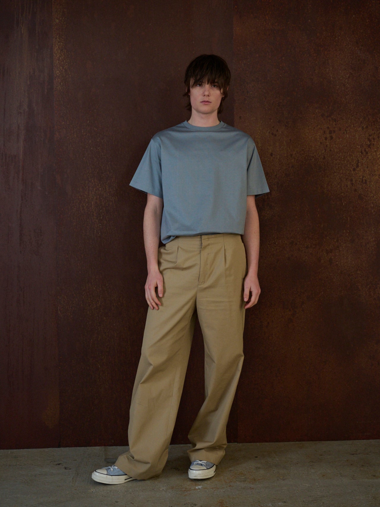 crew neck t-shirt / short