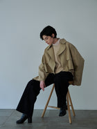 《予約2月下旬お届け》[tuning] denim wide slacks