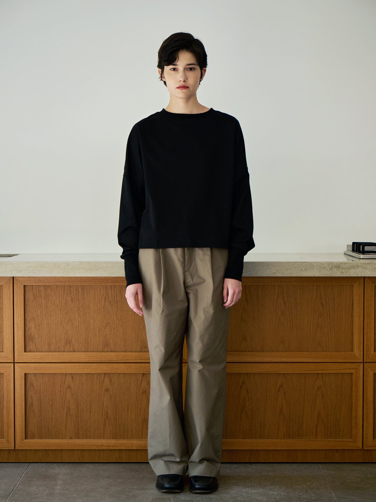 60/3 three strands chino trouser