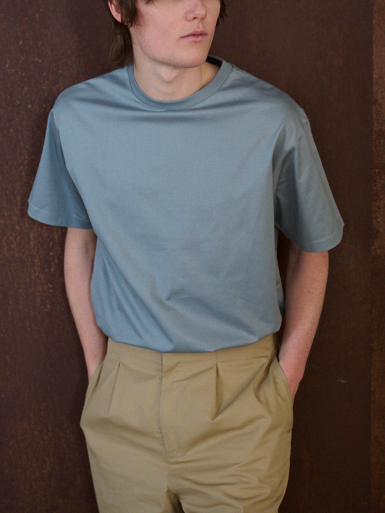 crew neck t-shirt / short