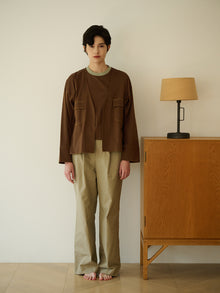 《予約5月上旬お届け》color scheme stitch jacket