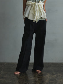 [tuning] denim wide slacks