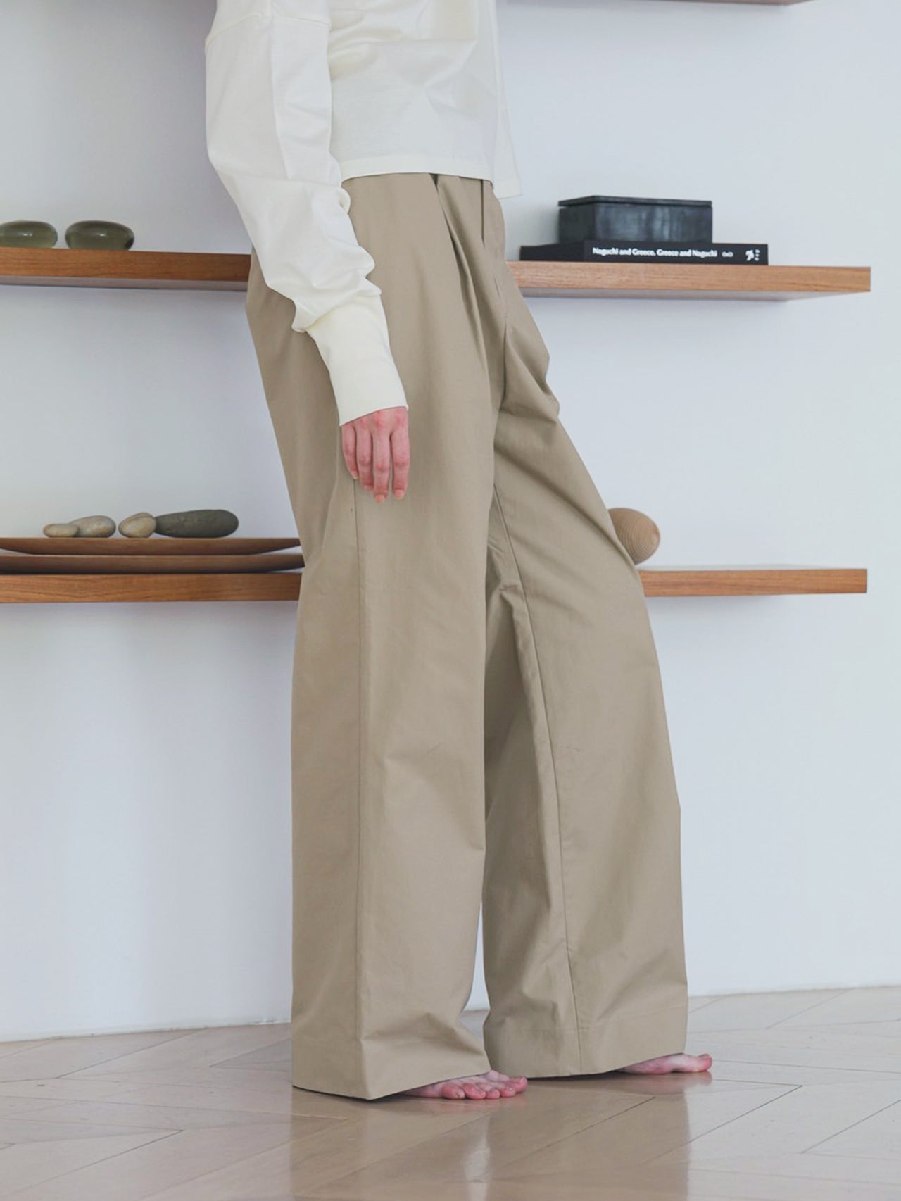 60/3 three strands chino trouser