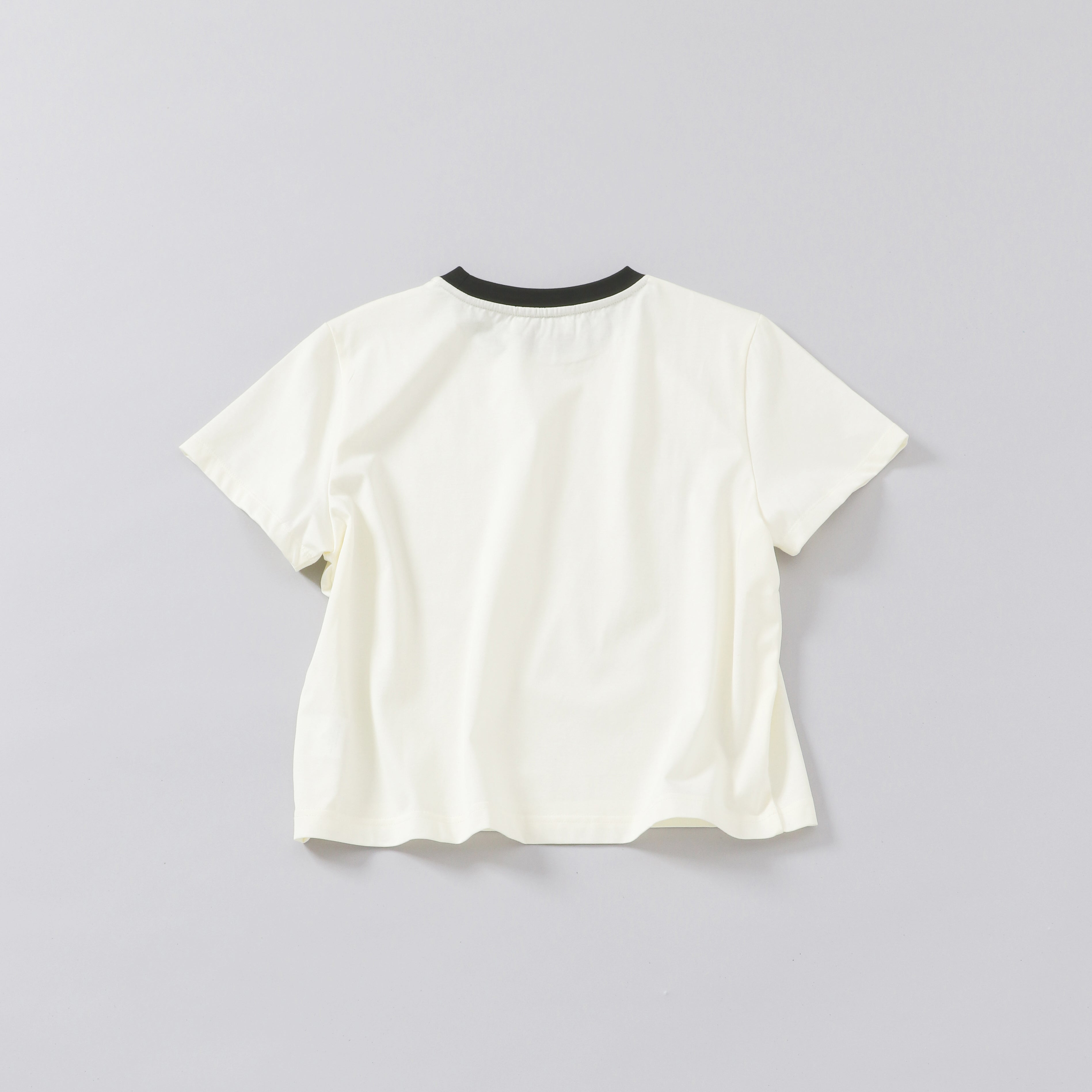 two tone crew neck t-shirt / short | Nicolas Jenson