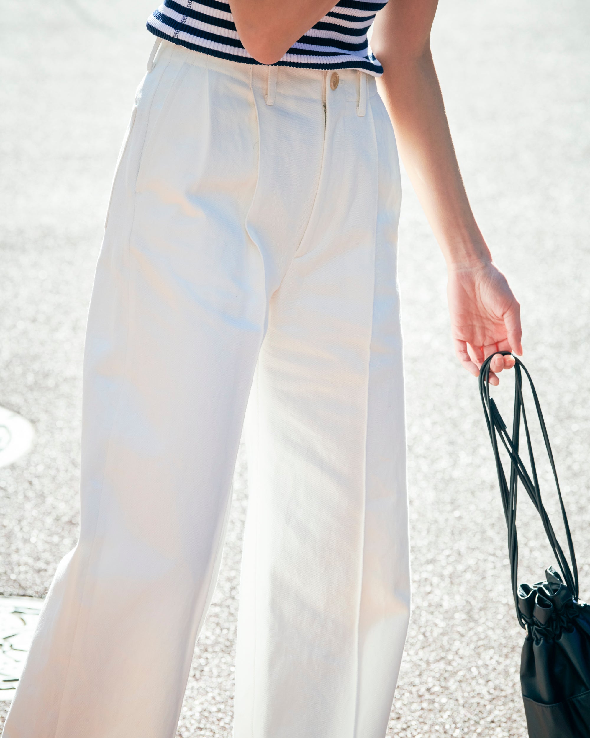 [tuning] denim wide slacks