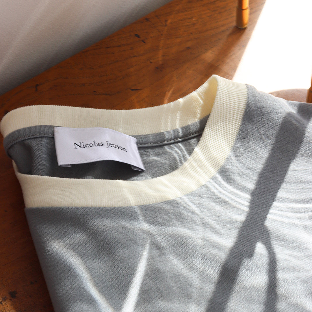 two tone crew neck t-shirt / regular