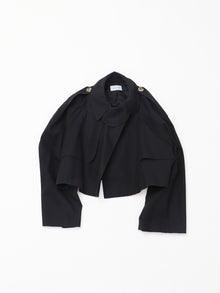 higt twist cotton short jacket