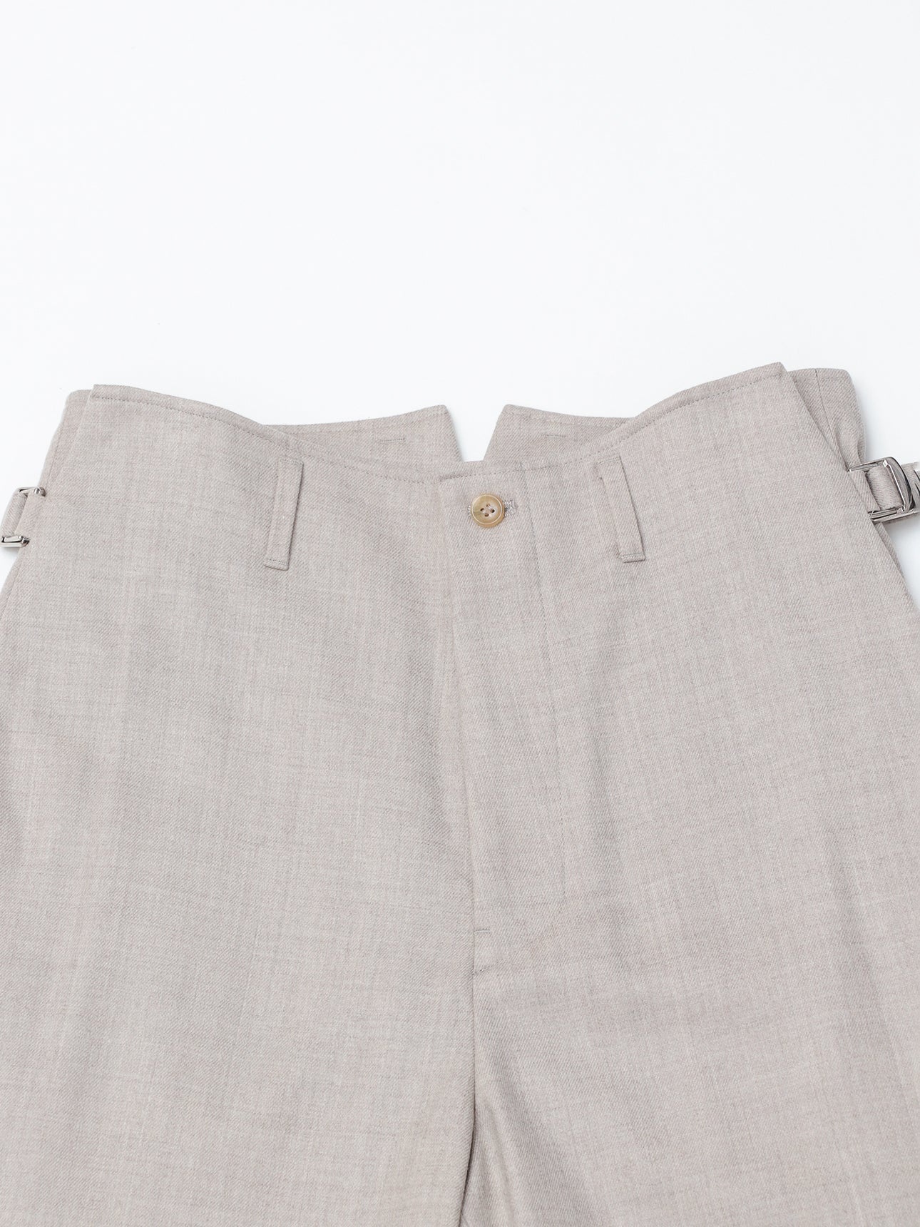 [tuning]high waisted wool trouser