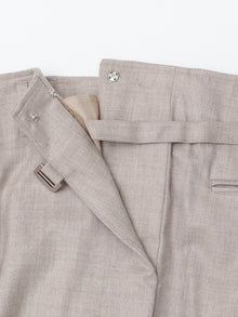 [tuning]high waisted wool trouser