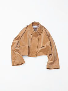 16w cotton corduroy short jacket
