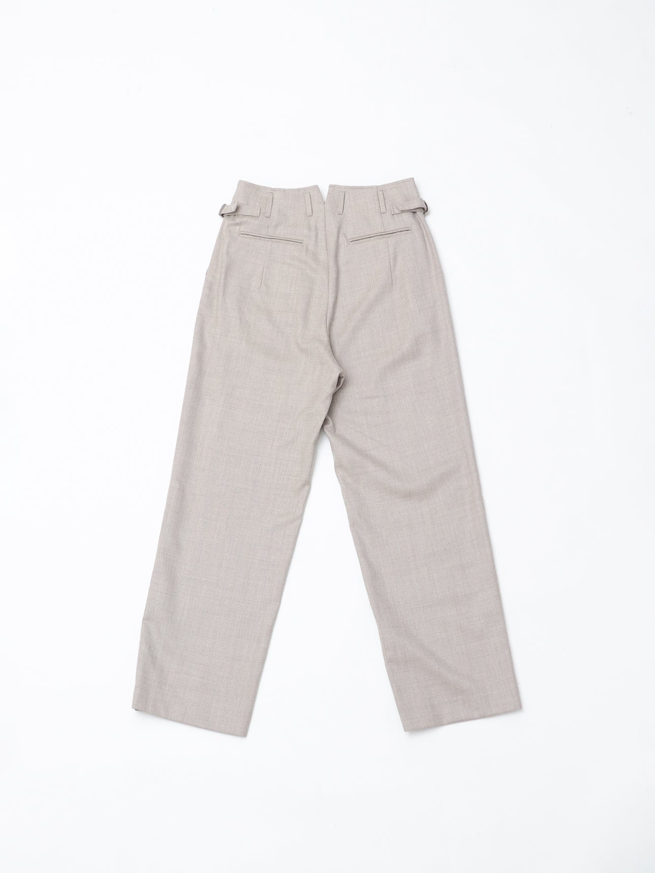 [tuning]high waisted wool trouser