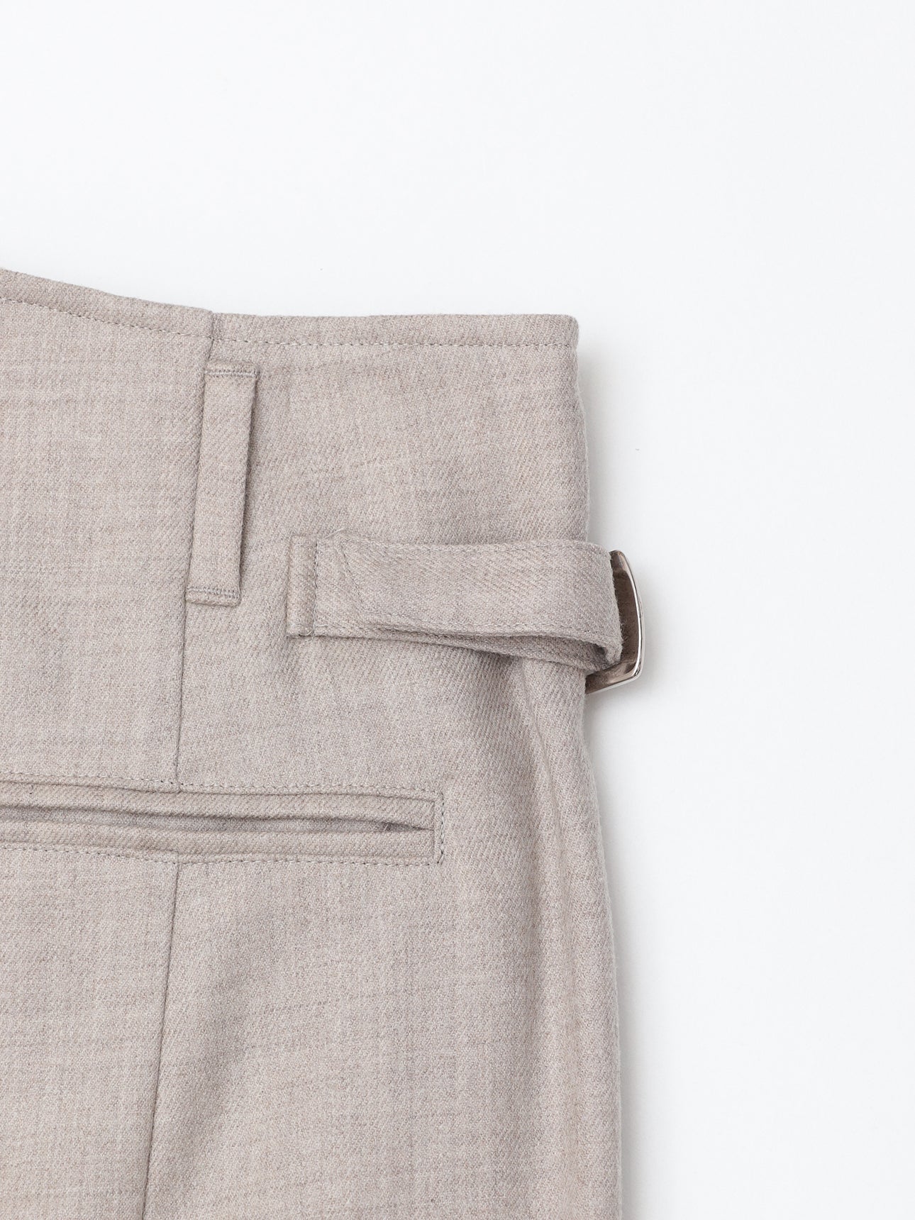 [tuning]high waisted wool trouser