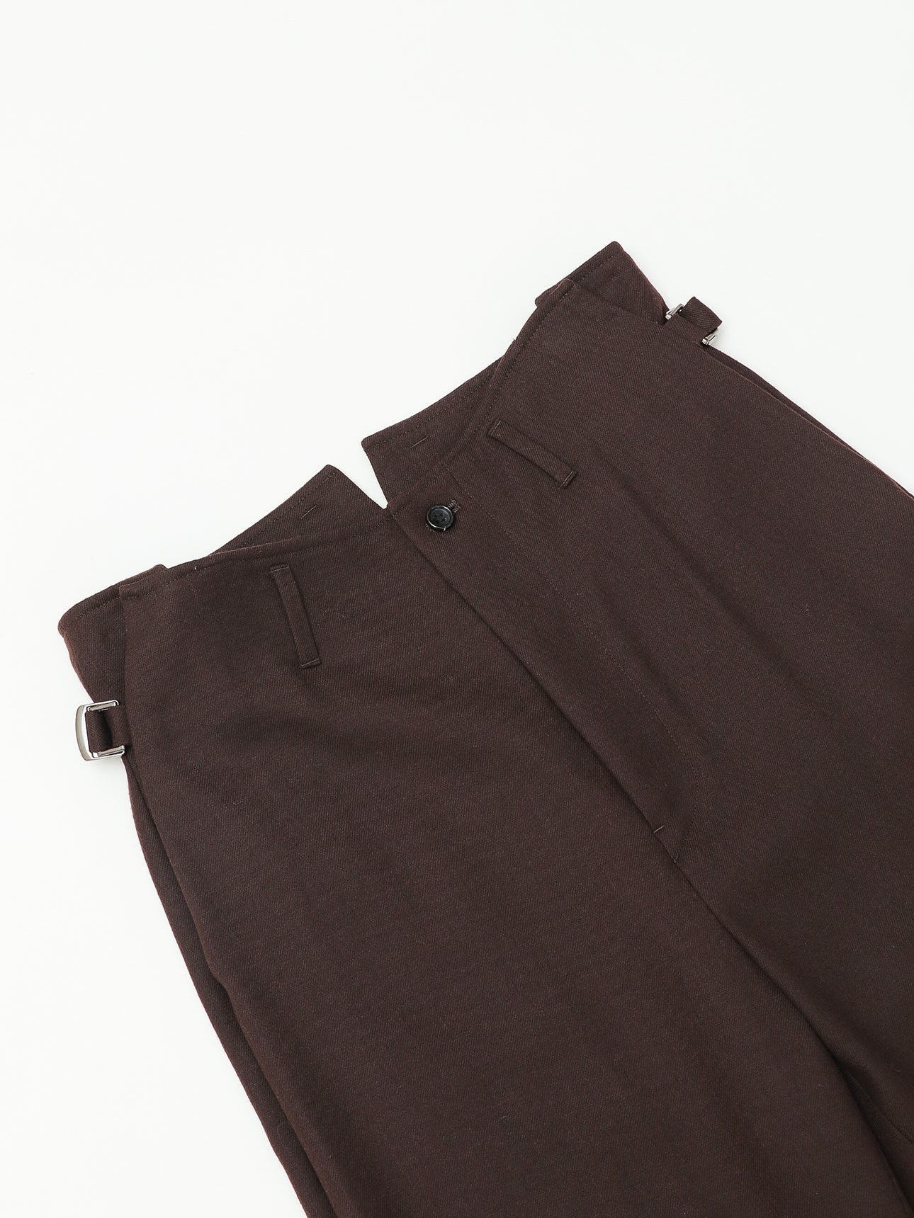 [tuning]high waisted wool trouser