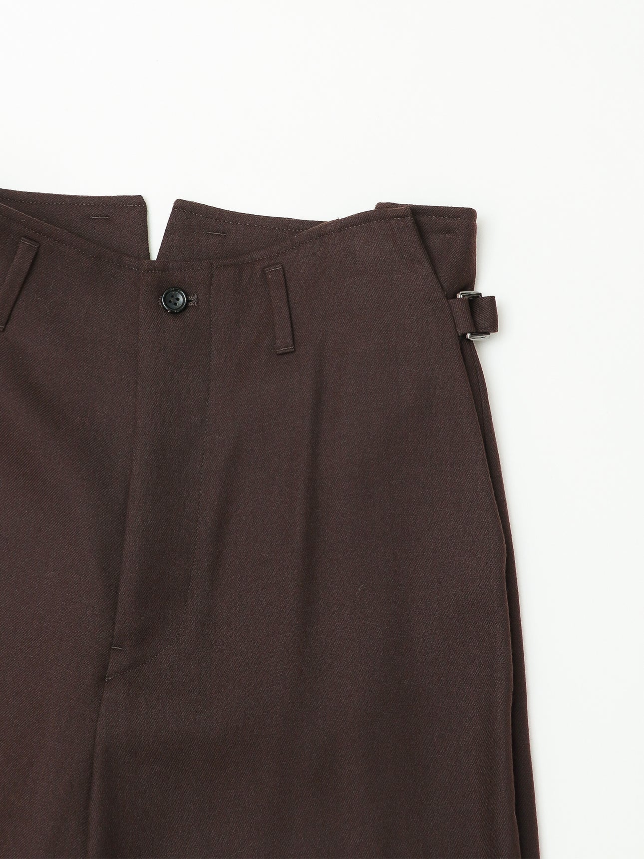 [tuning]high waisted wool trouser