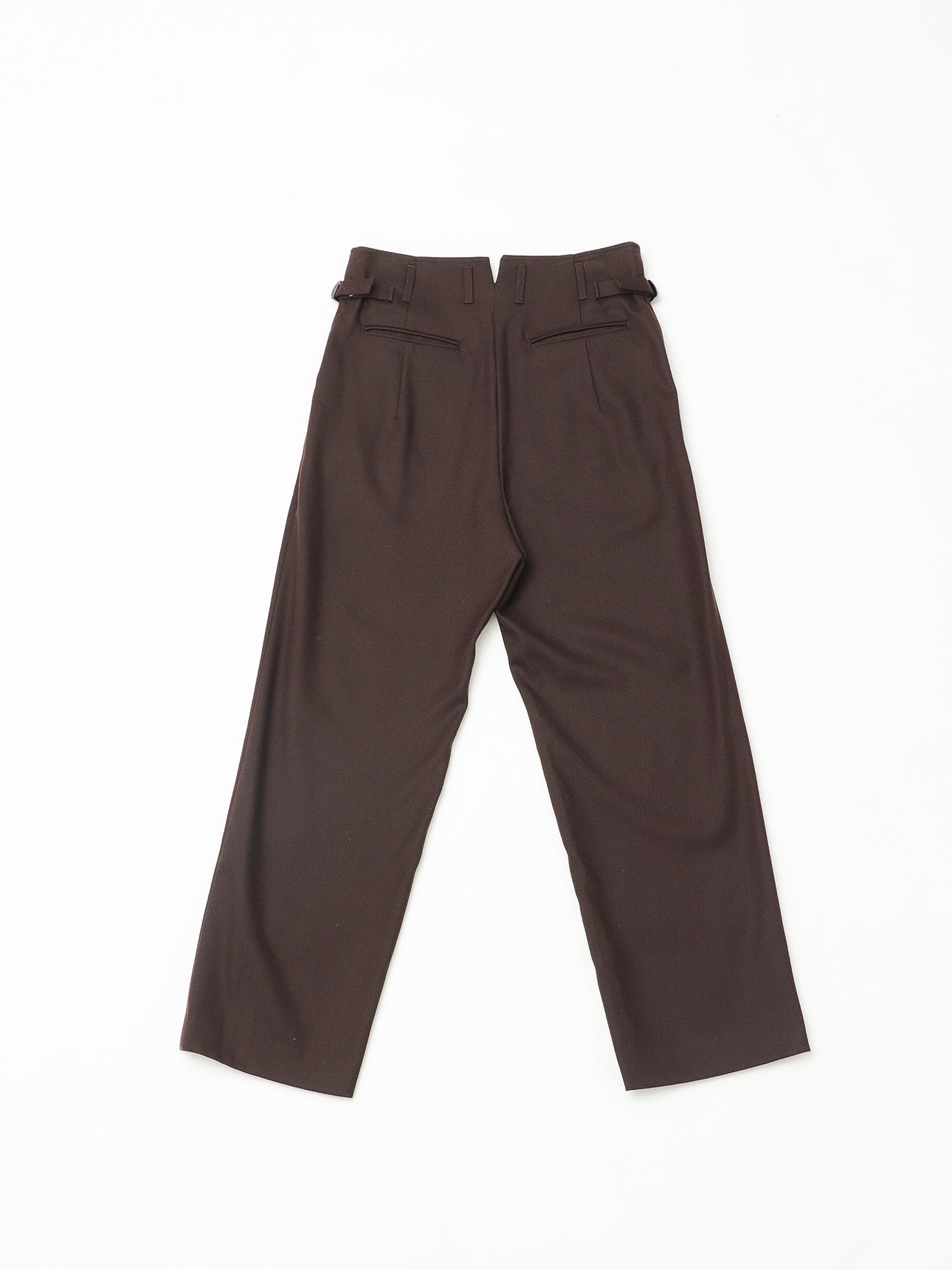 [tuning]high waisted wool trouser