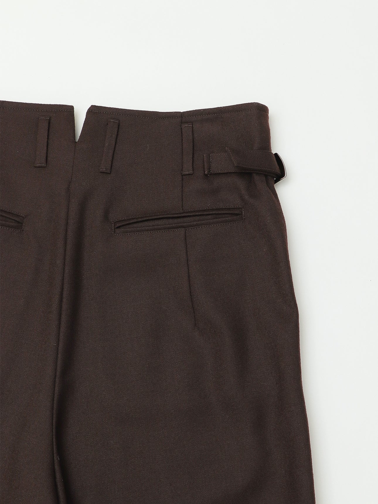 [tuning]high waisted wool trouser