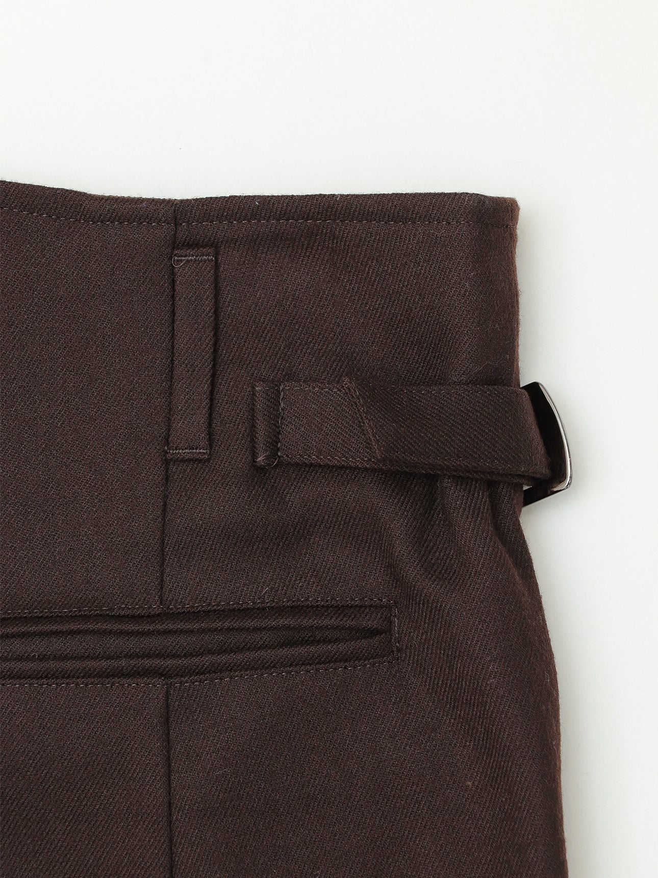 [tuning]high waisted wool trouser
