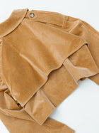 16w cotton corduroy short jacket