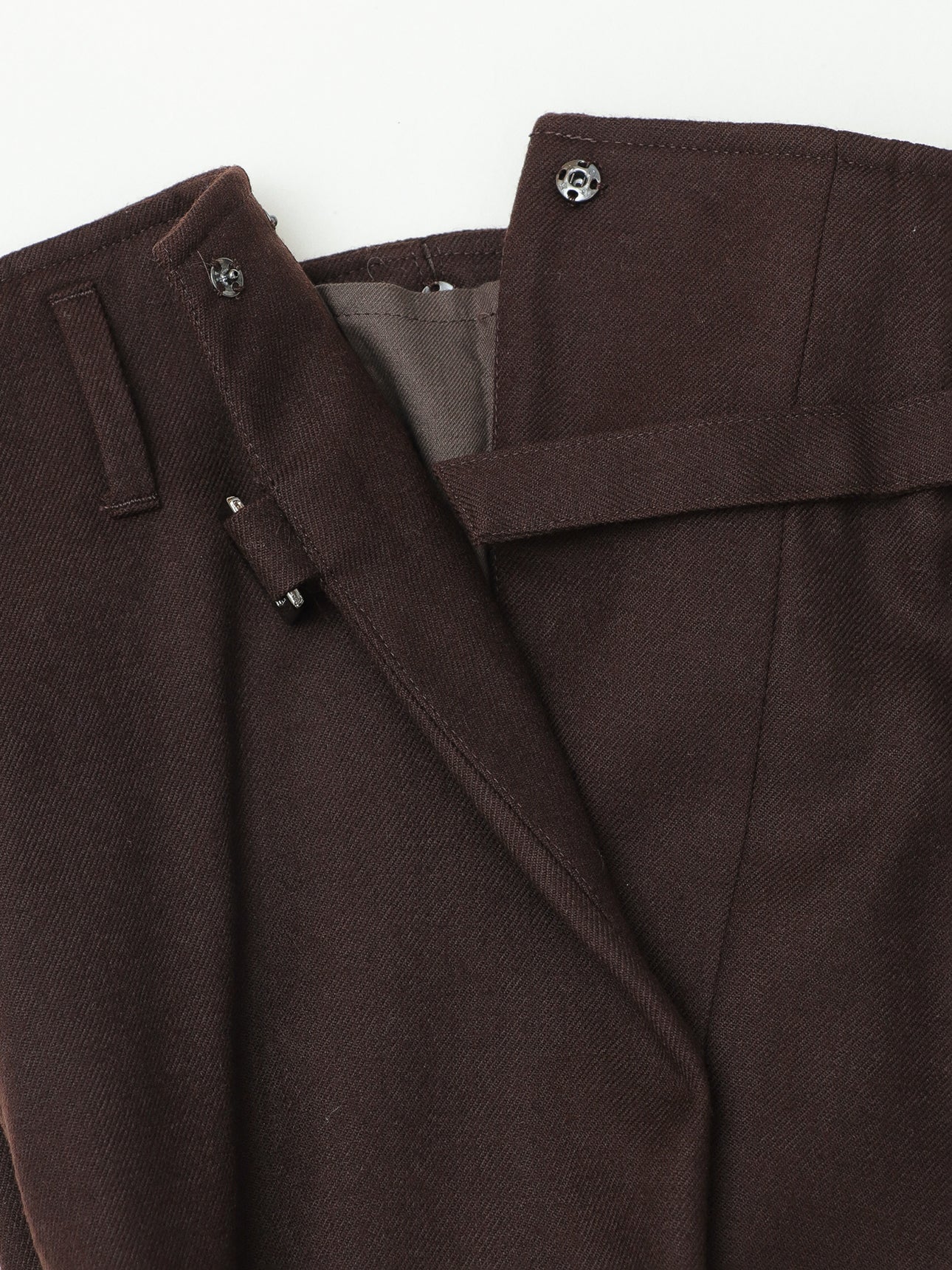 [tuning]high waisted wool trouser