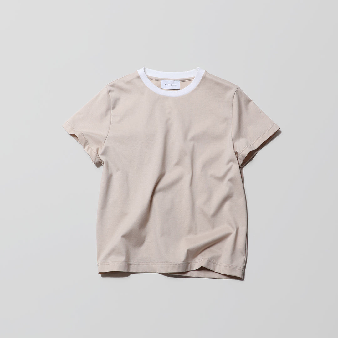 two tone crew neck t-shirt / regular
