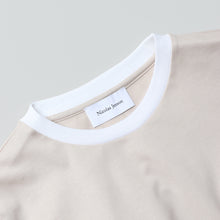 two tone crew neck long sleeve / regular
