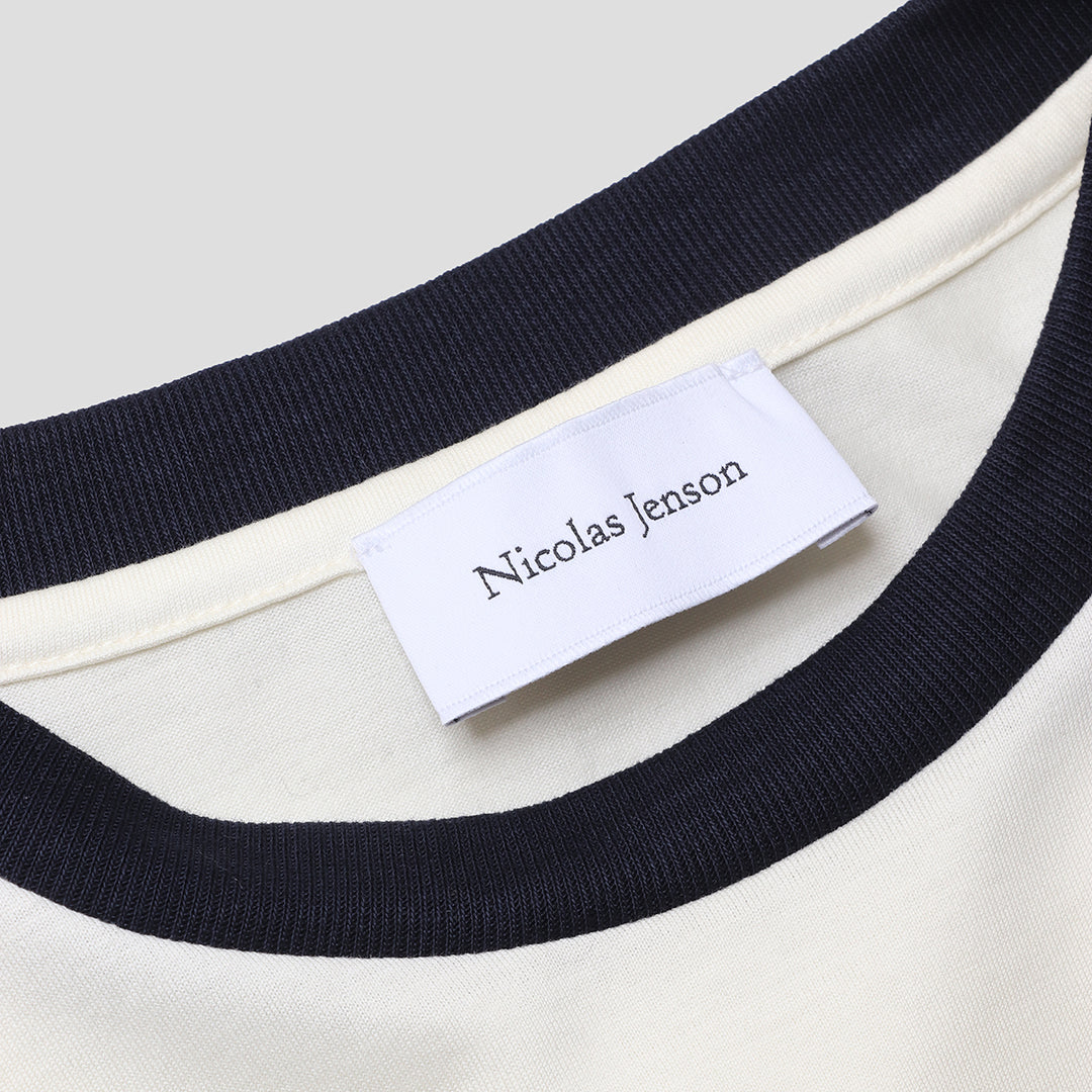 two tone crew neck t-shirt / regular