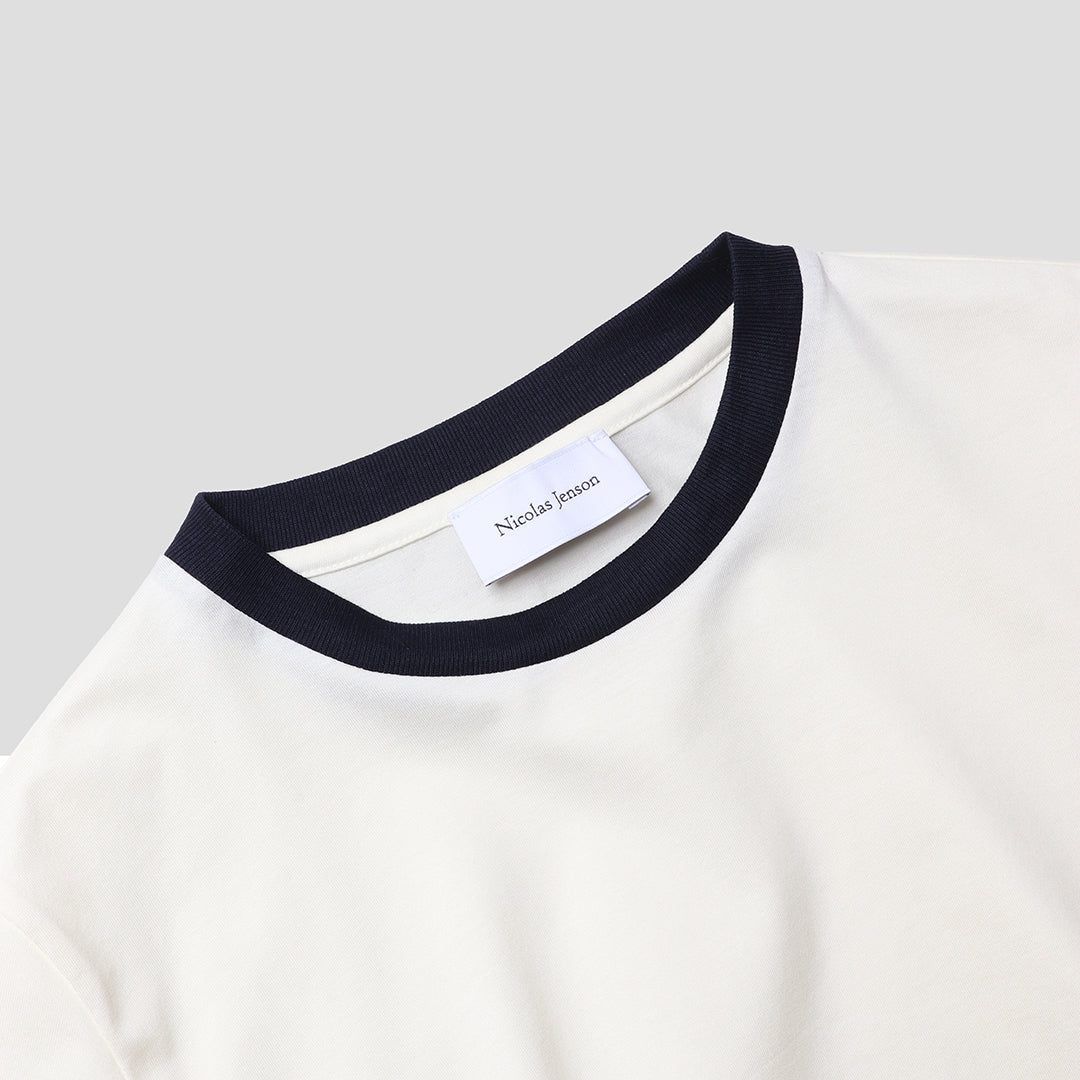 two tone crew neck t-shirt / regular
