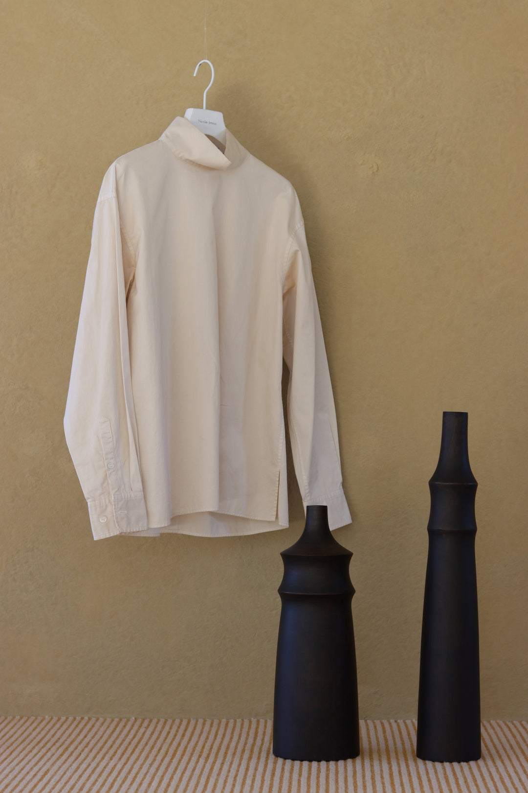 moc neck shirt