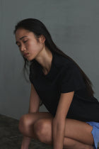 crew neck t-shirt / short