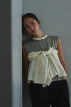two tone sleeveless / short