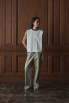 two tone sleeveless / short