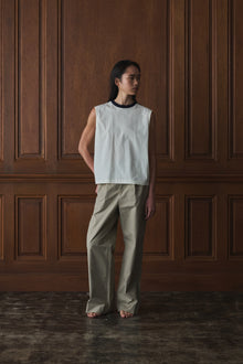 two tone sleeveless / short