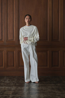 [tuning] denim wide slacks