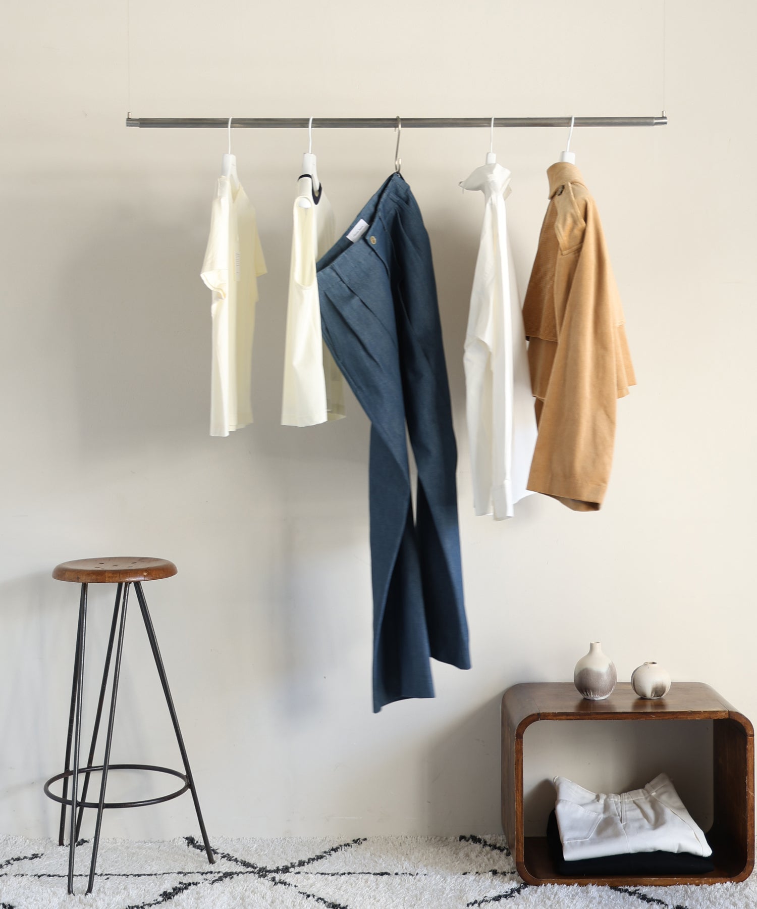 《予約4月中旬お届け》two tone sleeveless / short