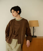 《予約4月中旬お届け》two tone sleeveless / short