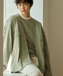 《予約4月中旬お届け》two tone sleeveless / short